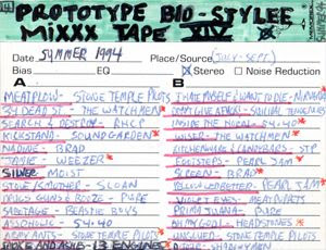 Prototype Bio-Stylee Mixxx Tape XIV