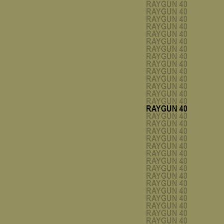 Raygun 40 playlist cover art