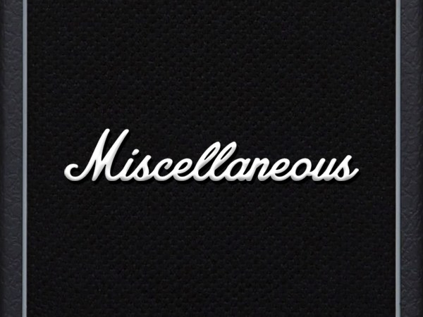 Miscellaneous folder art