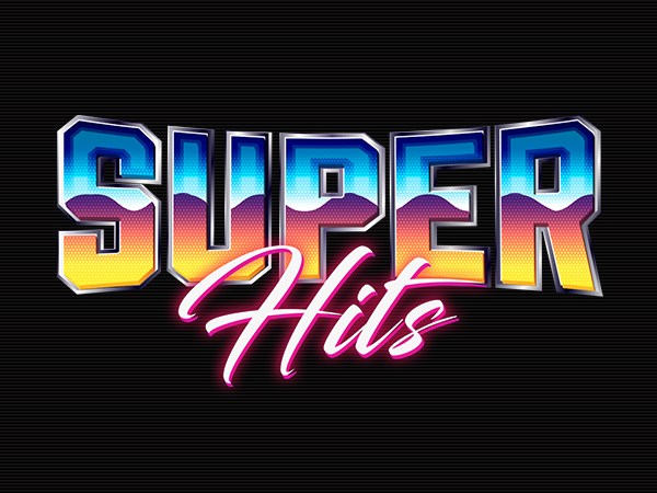 Super Hits Podcast logo